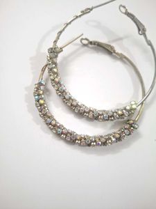 Sparkling Hoop Earrings