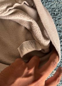 Beige Oversized Zip-Up Hoodie – Minimalist Streetw