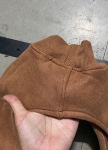 Brown Cutout Long Sleeve Bolero