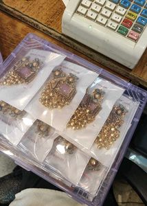 kashmiri earrings ( pack of 4 pairs )