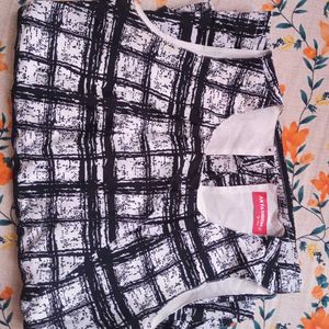 Stylish Checked Kurta
