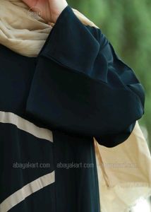 Branded XXL KOREAN NIDA Black Abaya