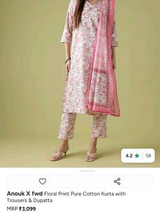 ANOUK PURE COTTON KURTA SET