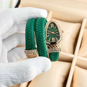 Elegant Brown Bvlgari Watch