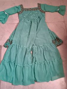 Elegant Embroidered Ethnic Dress