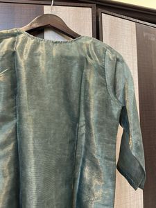 Elegant Green Floral Print Kurta Set