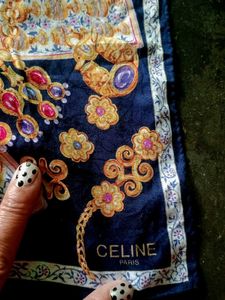 Vintage Celine handkerchief/bandana, pocket square