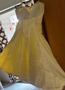 butter yellow dress