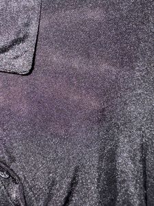 Chic Ruched Black Long Sleeve Top