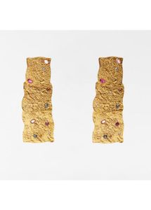 Brand New Zara Metallic Studded Earrings From NYC