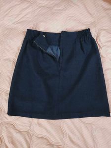 Classic Navy A-Line Skirt