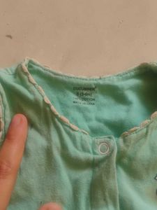 Baby Girls Mint Green Rainbow Dress