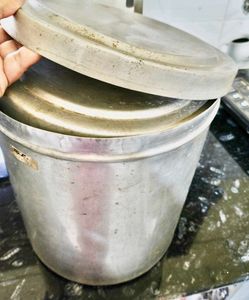 Vintage three Aluminum Storage