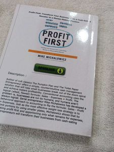 Profit First Book by Mike Michalowicz
