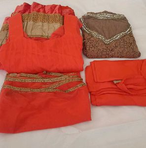 Elegant Embroidered Ethnic Gown