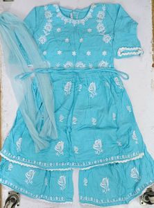 Designer Blue Suit For Kid For 6 To 8 Years