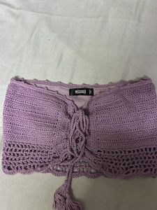 MISSGUIDED  Crochet Tube top