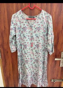 Floral Print Kurta