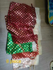 Red Velvet Drawstring Pouch
