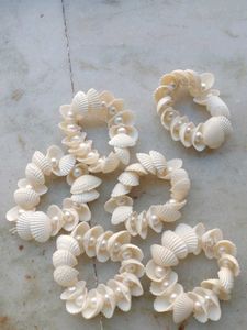 Seashell and Pearl Bracelets