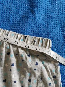 Cute Heart Print Pajama Shorts