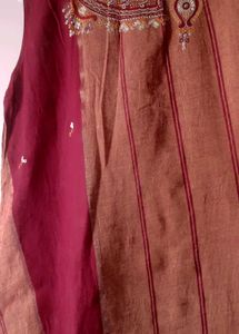 Ethnic South Cotton embroidered Kurti &amp; dupatta