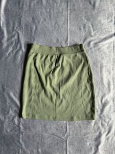 Ribbed Mini Skirt