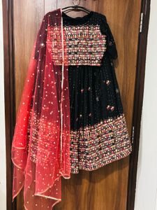 gray colour stunning lahnga choli