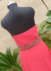 chiffon gown