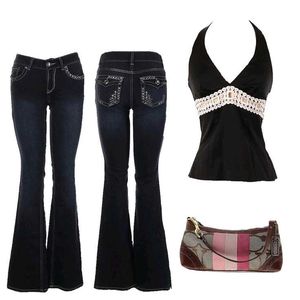 Y2K Boot Cut Denim Middle Rise