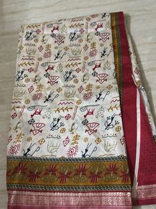 Unique Tribal Print Saree