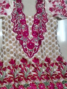 Brand New Anarkali Kurta With Chudhidar And Dupatt