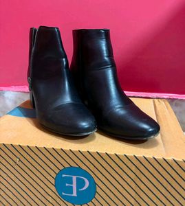 Black Heeled Ankle Boots
