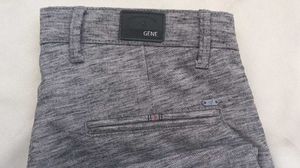 Men's Grey Marled Casual Pants , Memns trousers