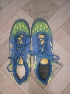 Blue & Yellow Athletic Shoes
