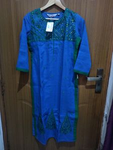 Blue Lovely Lady Kurta