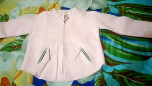 Leather Pink women Jacket