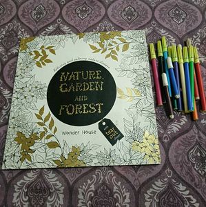 Adult Colouring Book - Nature, Garden &amp; Forest