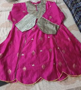 Beautiful Silk Kurta with Intricate Embroidery