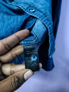 Men's Blue Denim Shirt