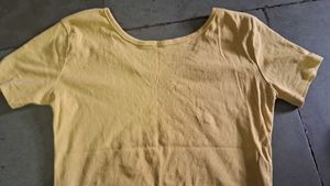 Yellow Fitted Top