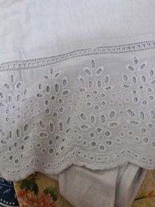 Floral Embroidered Yellow Kurta