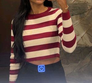 Retro Striped Polo Shirt