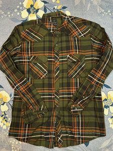checks shirts double pocket XL