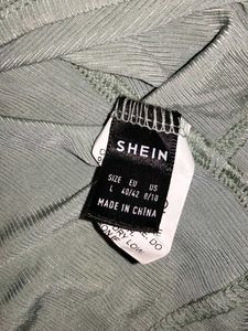 Mint Green One-Shoulder Cut-Out Top