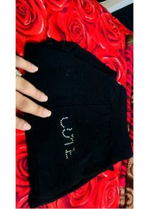 Capri For Women Black Colour