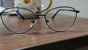 Stylish Blue cut lens  Black Cat eye Frame Glasses