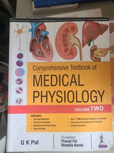 Gk pal Medical Physiology Textbook volumes 1