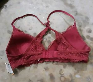 aerie Maroon Lace Bra