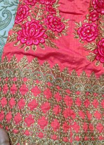 Beautiful Pink Embroidered Lehenga Skirt